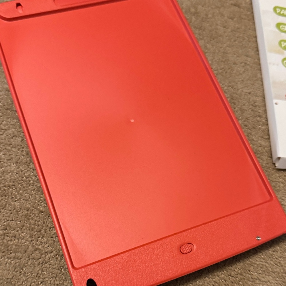 LCD Writing Tablet - Red - Picture 3 of 5